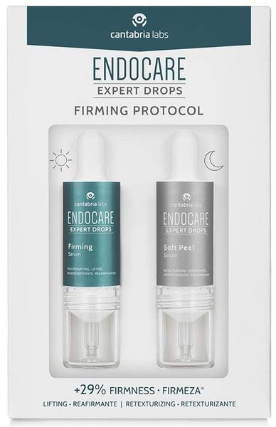 Набір сироваток Протокол зміцнення шкіри Endocare Expert Drops Firming Protocol CANTABRIA, 2*10 мл CANT19883 фото