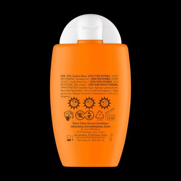 Авен Сонцезахисний ультра-флюїд SPF 50+ Avene Ultra Fluid SPF 50+ 50 мл 3282770392654 фото