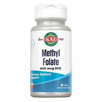 Methyl Folate 400mcg - 90 tabs 23525 фото