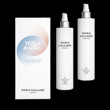 Набор для очищения и ухода за кожей MILKY & SILKY CLEANSING DUO SKINCARE SET 61+64 Maria Galland Paris, 2 шт MG3003376 фото