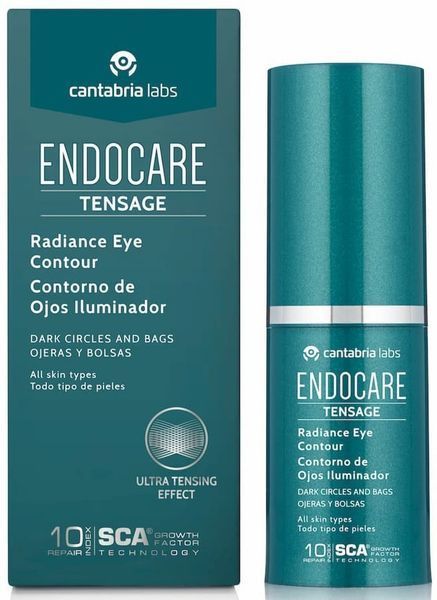 Сяючий флюїд для контуру очей з ефектом ліфтингу Endocare Tensage Radiance Eye Contour CANTABRIA, 15 мл CANT8507 фото