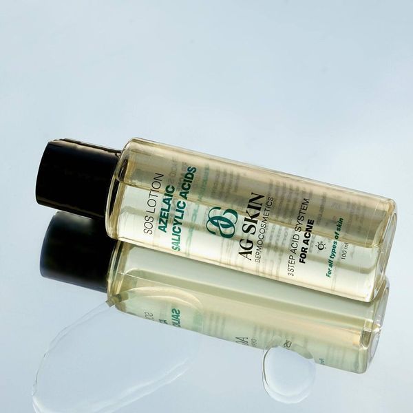 Лосьон с азелаиновой кислотой SOS LOTION AZELAIC SALICYLIC ACIDS AG Skin 100 мл AG002 фото