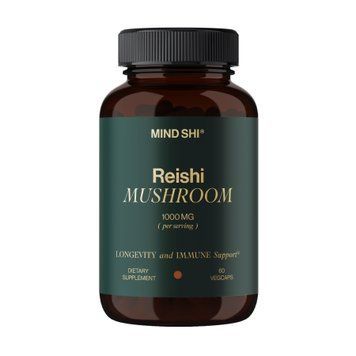 Reishi Mushroom 1000 mg - 60 vegcaps 29585 фото