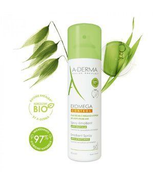 А-Дерма Спрей- Эмолент для сухой и атопической кожи A-Derma Exomega control emollient spray 200 мл 246375 фото