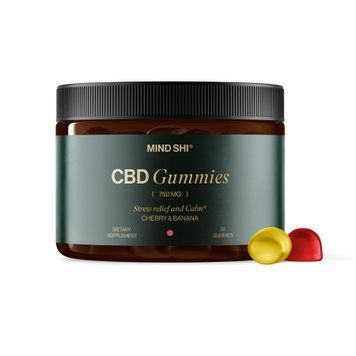 CBD Gummies Full Spectrum 750 mg Cherry & Banana - 30 gummies (До 08.26) 33554 фото