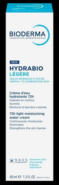 Биодерма Гидрабио Увлажняющий крем Bioderma Hydrabio Legere 40 мл 3701129814307 фото