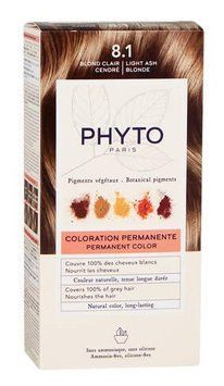 Фито Фитоколор крем-краска 8.1 Светло- русый пепельный Phyto PhytoColor Permanent Color 8.1 Light Ash Blonde 3701436911539 фото