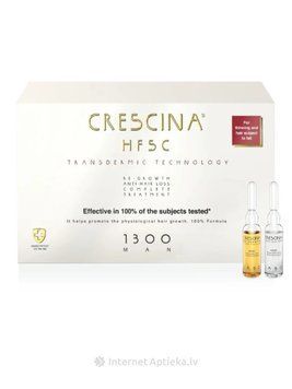 Средство для роста и против выпадения волос для мужчин HFSC Transdermic Complete Treatment 1300 Crescina,10+10 UA00818 фото