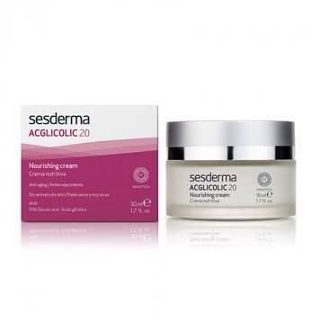 Сесдерма Acglicolic 20 Крем поживний з гліколевою кислотою Sesderma Acglicolic 20 Nourishing cream, 50 мл 40000013 фото