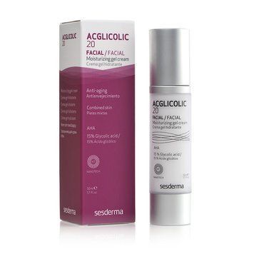 Сесдерма Acglicolic 20 Крем-гель зволожувальний з гліколевою кислотою Sesderma Acglicolic 20 Moisturizing gel cream, 50 мл 40000015 фото