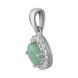 Серебряная подвеска с изумрудом 0.697ct (2042327) 2042327 фото 1