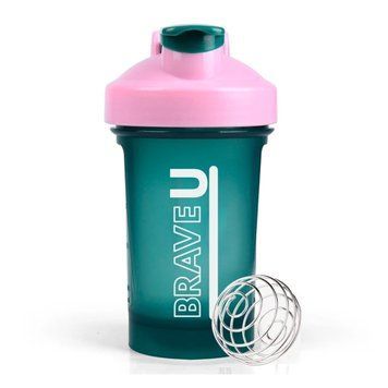 Shaker - 400ml Green Pink 33216 фото