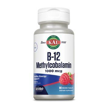B-12 Methylcobalamin 1000 mcg - 90 tabs Raspberry 29614 фото