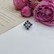 Серебряное кольцо с сапфиром nano 1.775ct, вес изделия 3,7 гр (2174653) 17 размер 2174653 фото 2