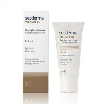 Сесдерма Депігментувальний крем з SPF 15 SesDerma Thiomelan Skin Lightener Cream SPF 15, 30 мл 40000030 фото